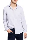 AND NOW THIS MENS COTTON COLLARED BUTTON-DOWN SHIRT