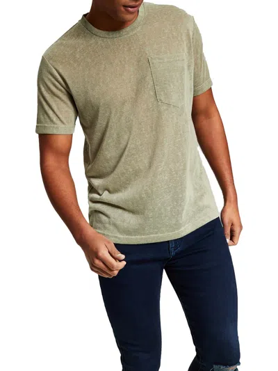 And Now This Mens Crewneck Slub T-shirt In Green