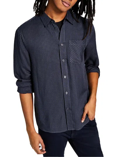 And Now This Mens Long Sleeve Collared Button-down Shirt In Multi