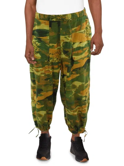And Now This Mens Printed Cargo Jogger Pants In Green