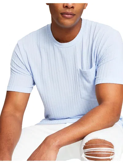 And Now This Mens Ribbed Pocket T-shirt In Blue