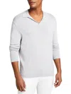 AND NOW THIS MENS SPLIT NECK LONG SLEEVE HENLEY SHIRT
