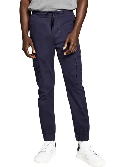 And Now This Mens Utility Twill Cargo Pants In Blue