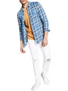 AND NOW THIS MENS WOVEN PLAID BUTTON-DOWN SHIRT