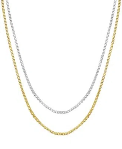 And Now This Now This Box Link Chains In Gold Or Silver Plate In 18 Or 24