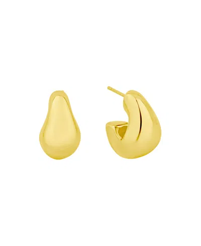 And Now This Oblong C-hoop Earrings In Gold