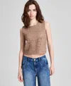 And Now This Petite Cropped Cutwork Sweater, Exclusively At Macy's In Porta Bella