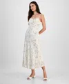 And Now This Women's Shirred Midi Slipdress, Exclusively At Macy's In White