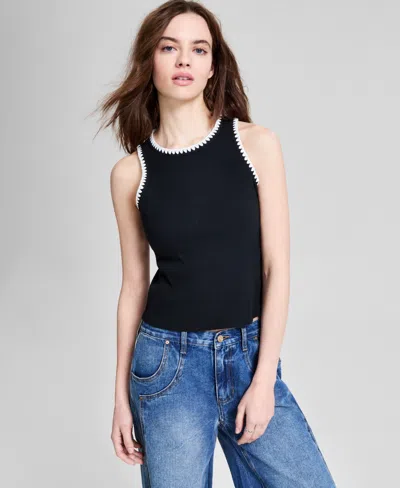 And Now This Petite Whipstitched Ribbed Tank Top, Exclusively At Macy's