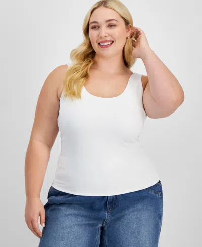 And Now This Plus Size Scoop-neck Sleeveless Top, Created For Macy's