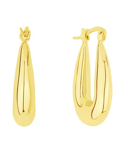 And Now This Puff Click Top Hoop Earrings In Gold