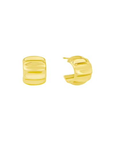 And Now This Puff Double Row Hoop Earrings In Gold