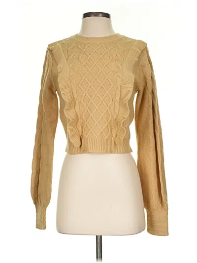 Pre-owned And Now This Pullover Sweater In Tan