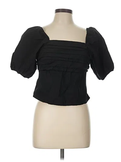 Pre-owned And Now This Short Sleeve Top Black Sweetheart Neckline Tops