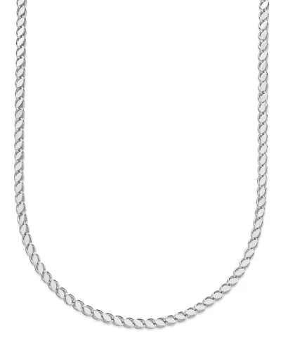 And Now This Silver, Gold Plated Brass Chain Necklace