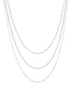 And Now This Silver Plated Chain 3pc. Set In Silver
