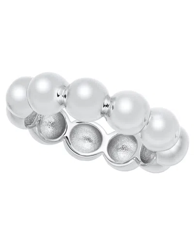 And Now This Silver Plated Or 18k Gold Plated Brass Puff Beaded Ring