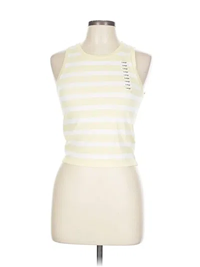 And Now This Tank Top Yellow Halter Neckline Tops