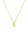 And Now This Teardrop Pendant Necklace In Gold