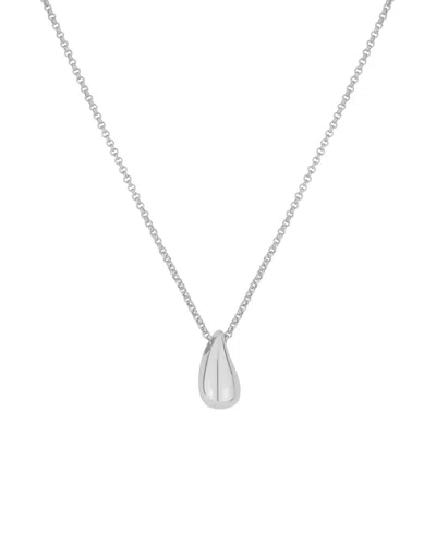 And Now This Teardrop Pendant Necklace In Silver