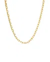 And Now This Thick Rectangular Link Chain Necklace In Gold Plated