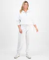 And Now This Trendy Plus Size Cozy Scuba Jogger Pants, Macy's Exclusive In White