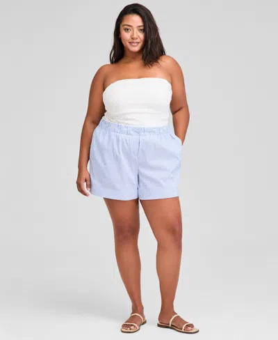 And Now This Trendy Plus Size High-rise Boxer Shorts, Exclusively At Macy's