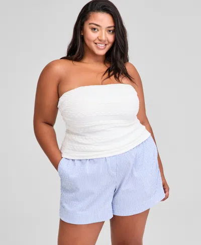 And Now This Trendy Plus Size Strapless Tube-top, Exclusively At Macy's