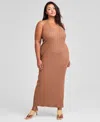 And Now This Trendy Plus Size V-neck Sleeveless Sweater Dress, Exclusively At Macy's
