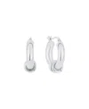 And Now This Triple Ring Hoop Earrings In Silver