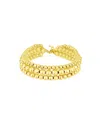 And Now This Triple Row Bead Bracelet In Gold