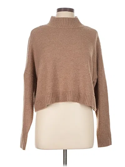 Pre-owned And Now This Turtleneck Sweater In Brown