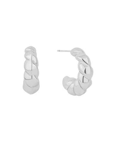 And Now This Twist Shrimp Hoop Earrings In Base Metal