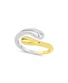 And Now This Two Tone Bypass Ring In Two Tone