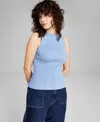 AND NOW THIS WOMEN'S BOAT-NECK SLEEVELESS SWEATER TOP, CREATED FOR MACY'S