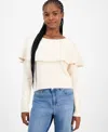 And Now This Women's Cape Sweater, Macy's Exclusive In White