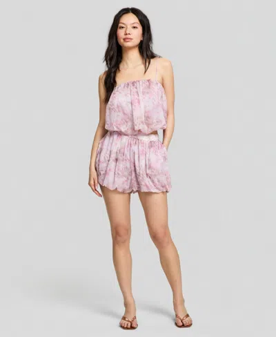 And Now This Women's Chiffon Bubble Shorts, Macy's Exclusive In Pink