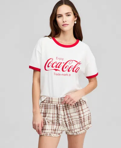 And Now This Women's Coca-cola Graphic T-shirt, Macy's Exclusive In White