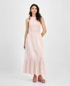 And Now This Women's Cotton Gingham Smocked Halter Maxi Dress, Exclusively At Macy's