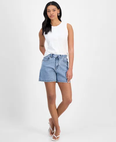 And Now This Women's Drawstring Denim Shorts, Exclusively At Macy's