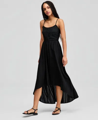 And Now This Women's Empire-waist High-low Dress, Macy's Exclusive In Black