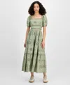And Now This Women's Eyelet Cotton Maxi Dress, Exclusively At Macy's