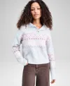 And Now This Women's Fair Isle Pullover Sweater, Macy's Exclusive In Blue