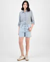 And Now This Women's High-rise Bermuda Shorts, Macy's Exclusive In Blue