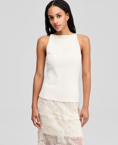And Now This Women's High-neck Sleeveless Tank Top, Macy's Exclusive In Neutral