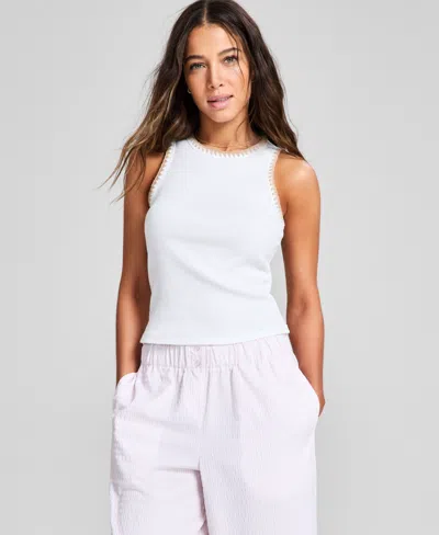 And Now This Women's Knit Tank Top, Exclusively At Macy's In White