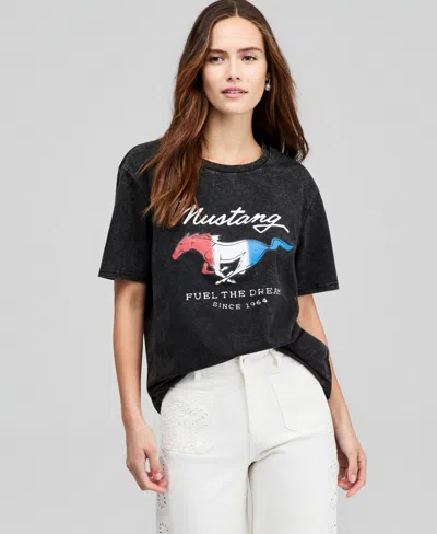 And Now This Women's Mustang Graphic T-shirt, Macy's Exclusive In Multi