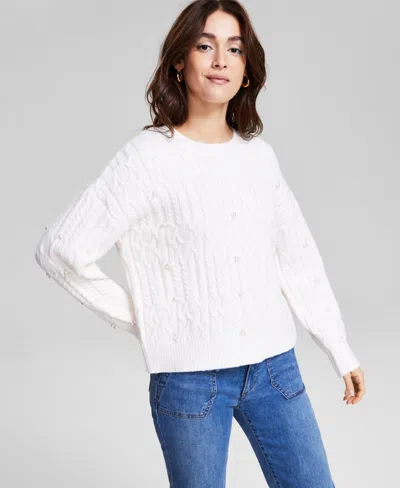 Threaded Pear Icelynn Knit Hooded Jumper PLUS Sweater