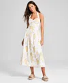 And Now This Women's Printed Halter Sweetheart-neck Dress, Exclusively At Macy's