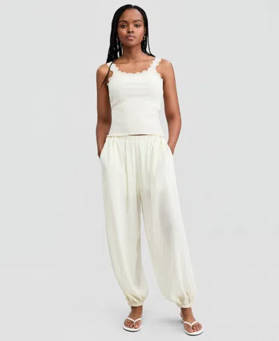 And Now This Women's Pull-on Balloon Pants, Macy's Exclusive In White